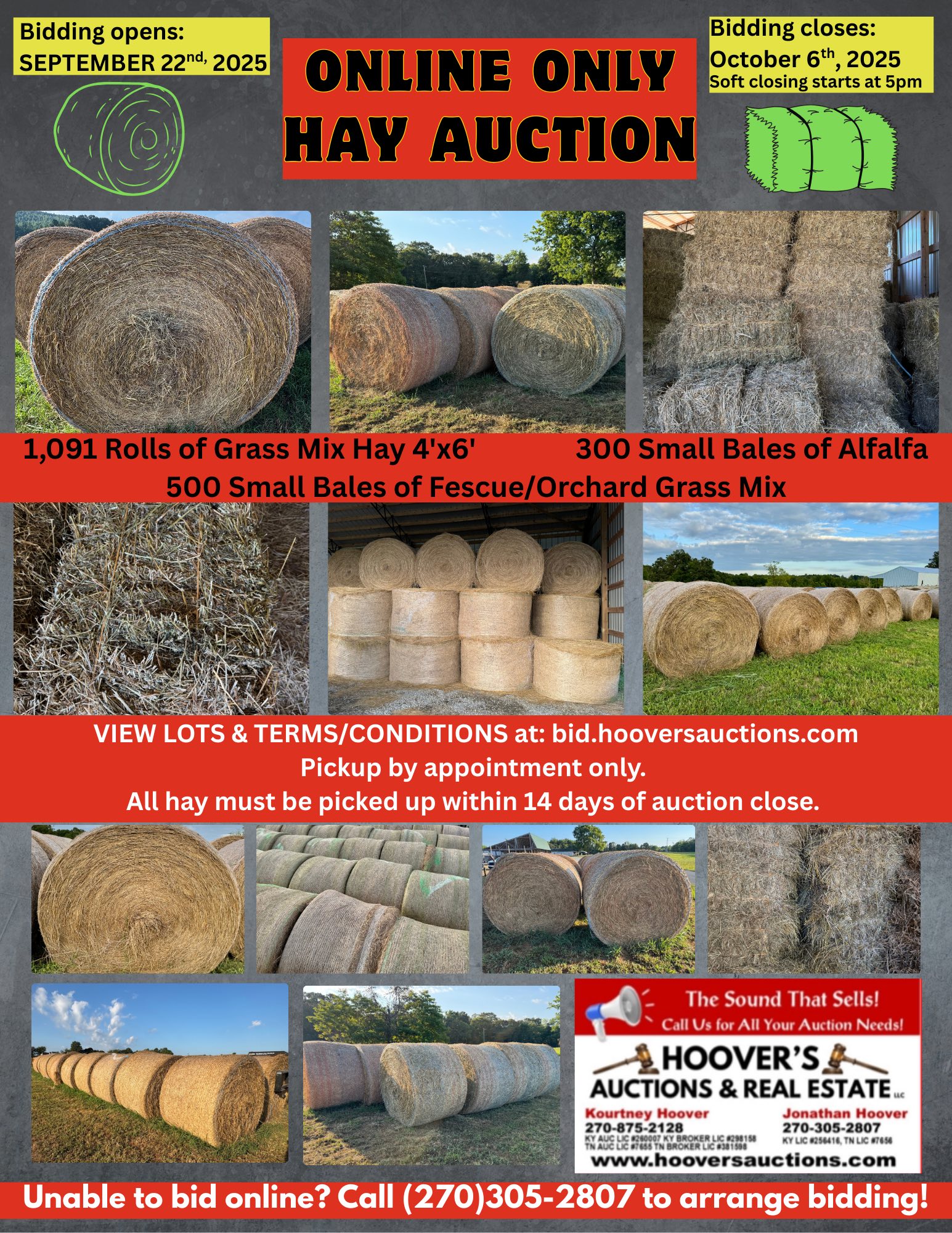 ONLINE ONLY HAY AUCTION
