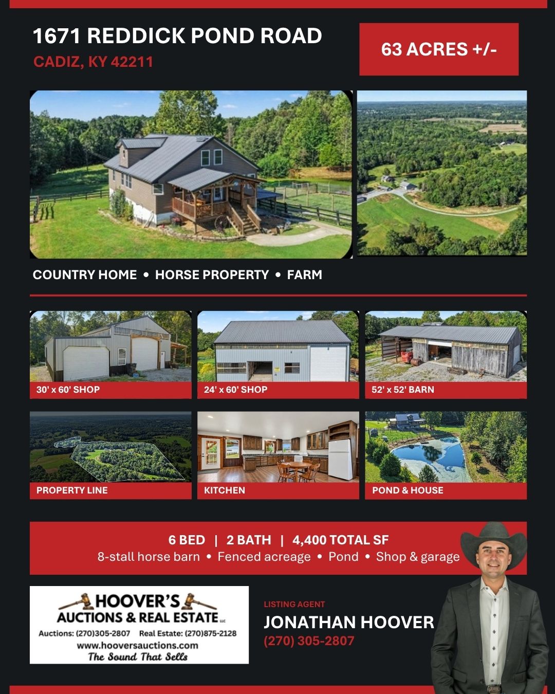 1671 Reddick Pond Road, Cadiz, KY 42211